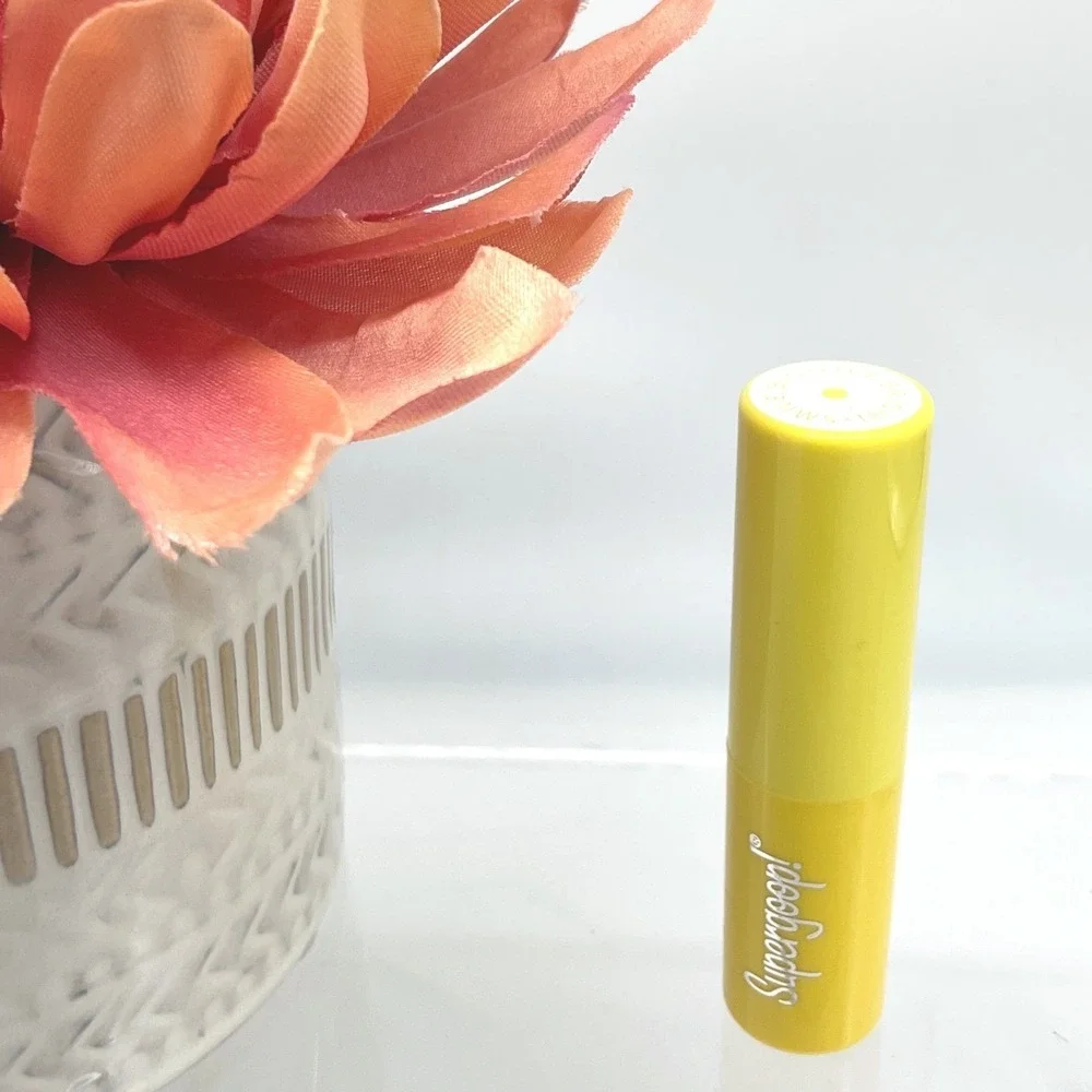 Supergoop Bright Smile SPF 30 Sunscreen Stick Shade Obsessed Fuschia NEW No Box